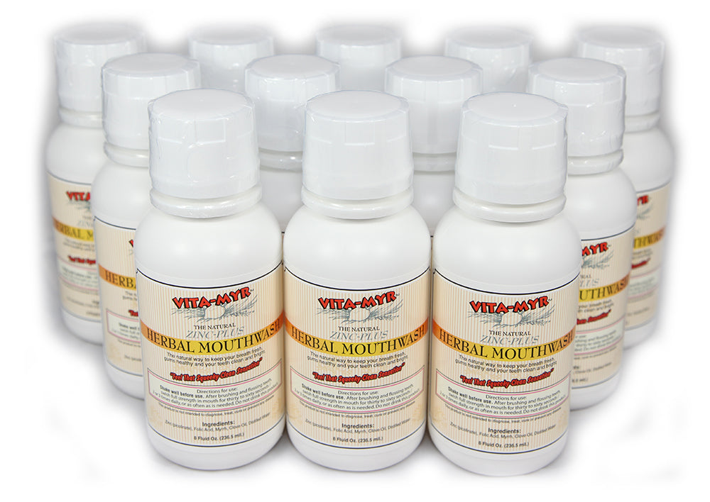 Vitamyr Family Package # 14 - 12 Pack of 8 Ounce Vitamyr Natural Mouthwash