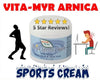 Sprains and Sore Muscles Relief with Vita-Myr Arnica Sports Cream
