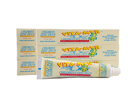 Vita-Myr Pack of 6 Children's Orange Flavored Toothpaste- (5.4 Ounce Each) for Happy Smiles