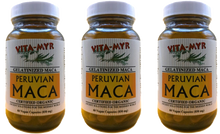 Vita-Myr Gelatinized Certified Organic Maca - Your Natural Energy Booster in a 3-Pack 60 Caps 3 pack