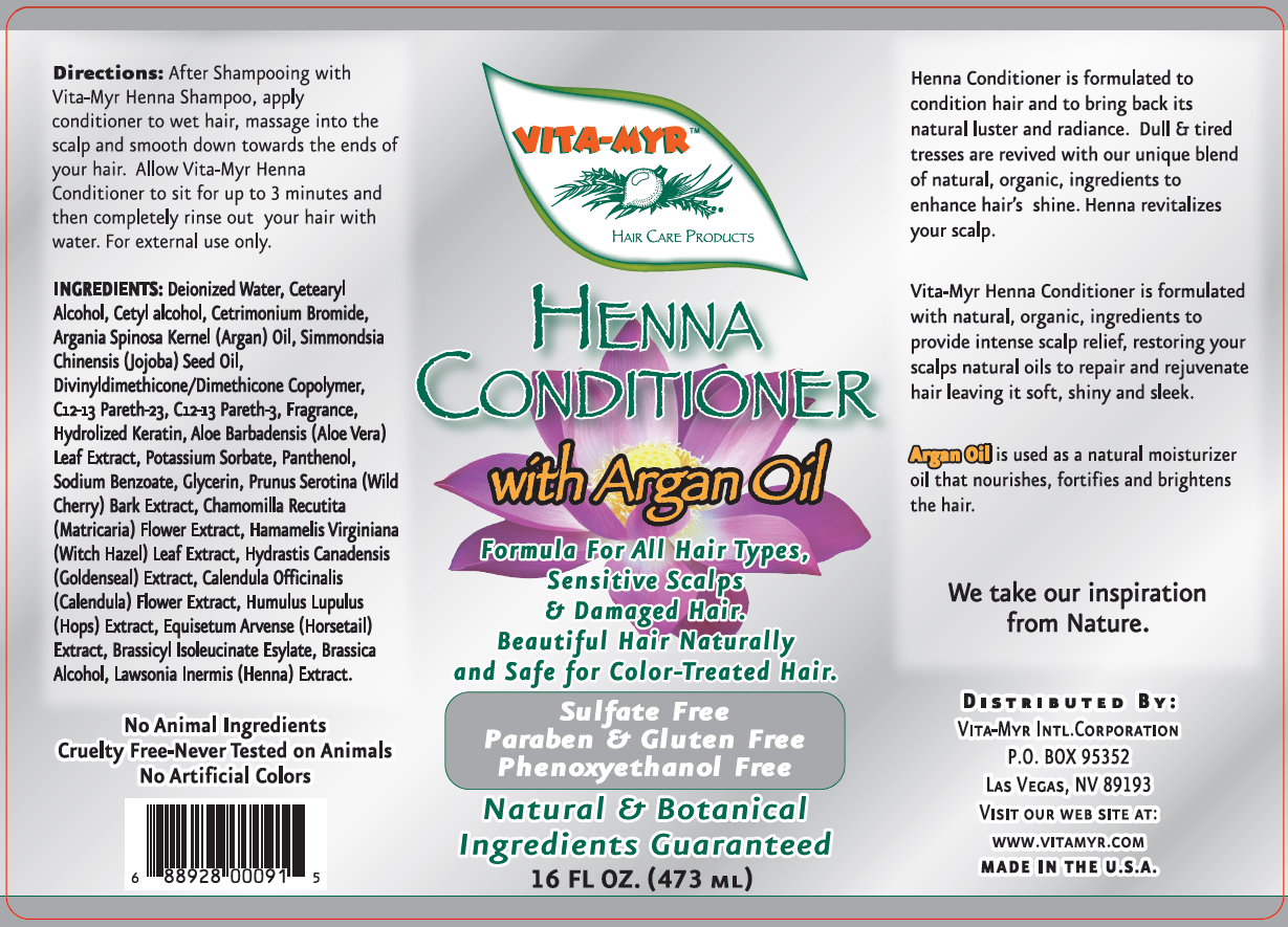VITA-MYR Henna Conditioner - 16 Oz