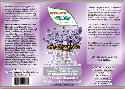 VITA-MYR Lavender Shampoo - 16 Oz