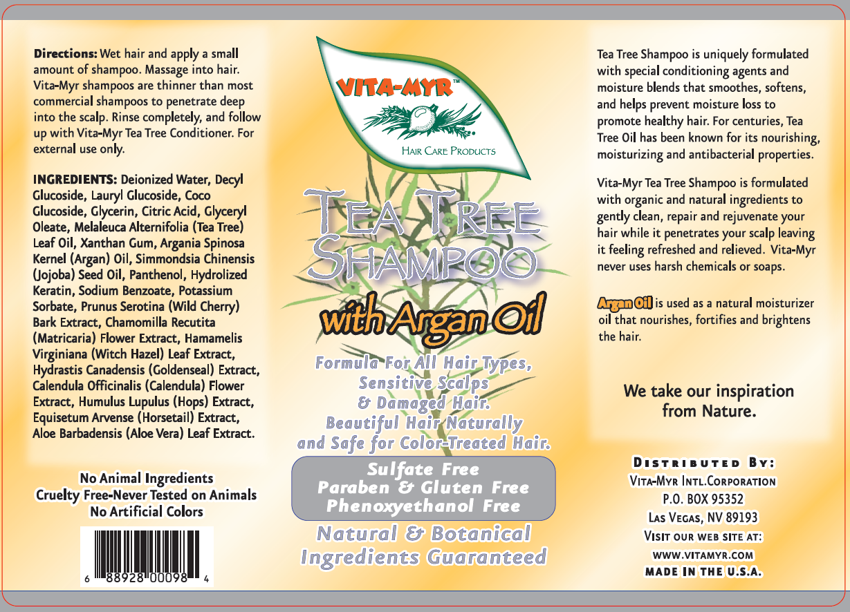 VITA-MYR Tea Tree Shampoo - 16 Oz