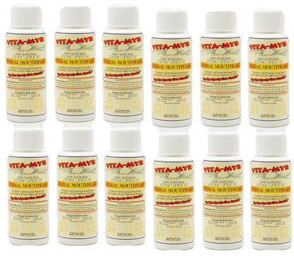 Vita-Myr Herbal Travel 12 Pack Mouthwash -  2 Oz On-The-Go