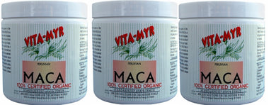 Vita-Myr Certified Organic Maca Powder 4oz. 3 pack