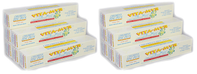 12 Pack Vita-Myr 5.4 oz Vita-Myr Children's Toothpaste w/ Orange Flavor