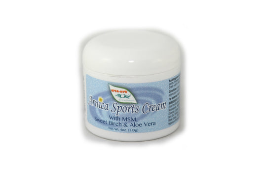 VITA-MYR Arnica Sports Cream – 4 oz (Muscle & Joint Relief for Active Bodies)