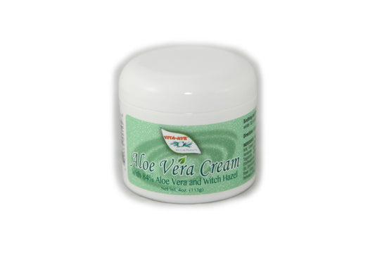 VITA-MYR Aloe Vera Cream – 4 oz (Natural Skin Hydration & Soothing Care)