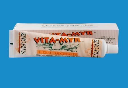 Elevate Your Dental Routine with 4 oz. Vita-Myr Oral Care Zinc+ Toothpaste - Made in USA